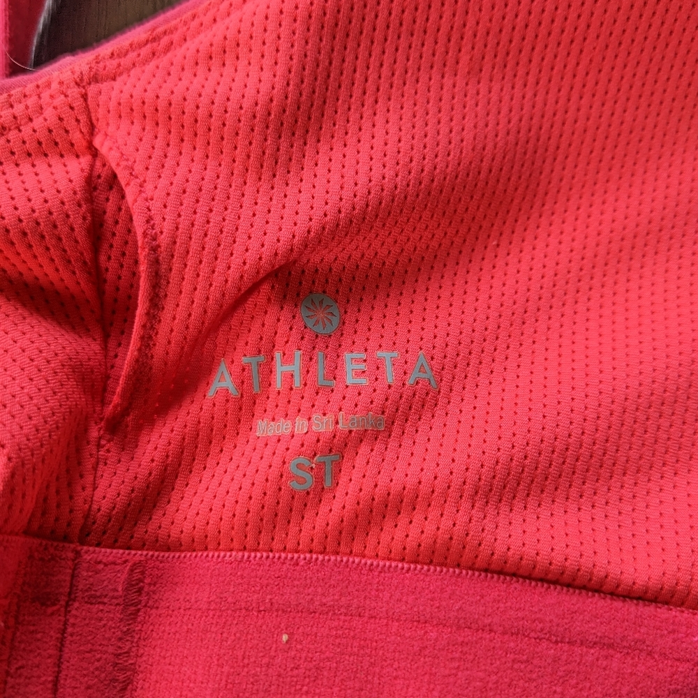 Athleta Hot Pink Optimism Tank Top Built In Bra - Picture 4 of 5